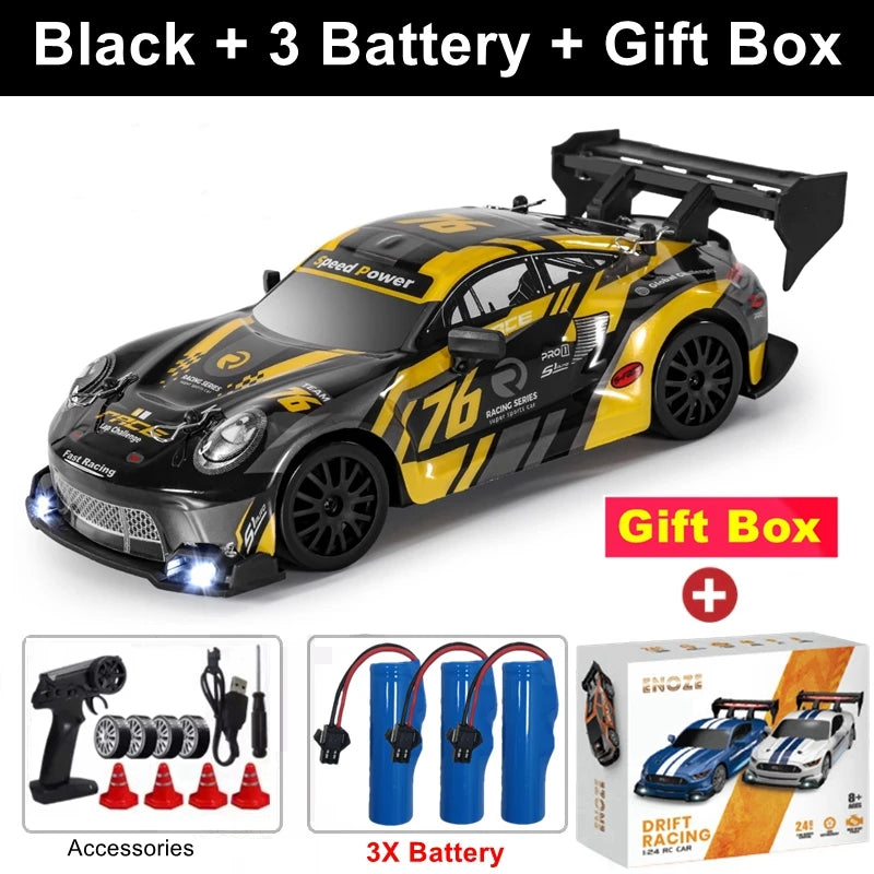 RC Drift Car Remote Control GTRPRO AE86PRO Model 4X4 Racing RTR Radio Truck Vehicle Toy Gift for Boy Girl Children Kid Adult