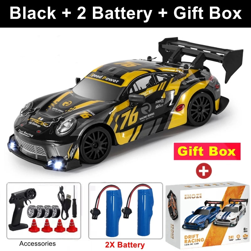 RC Drift Car Remote Control GTRPRO AE86PRO Model 4X4 Racing RTR Radio Truck Vehicle Toy Gift for Boy Girl Children Kid Adult